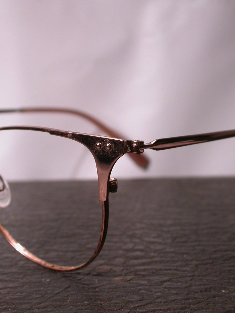 Warby Parker Ava Gold Metal Top Fashion Eyeglasses Frames — image 3 of 8